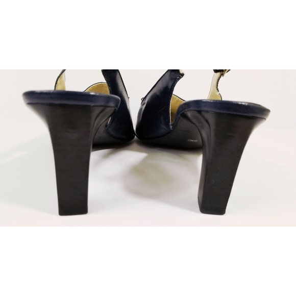 Franco Sarto slingback shoes blue size 9.5M - Picture 7 of 8